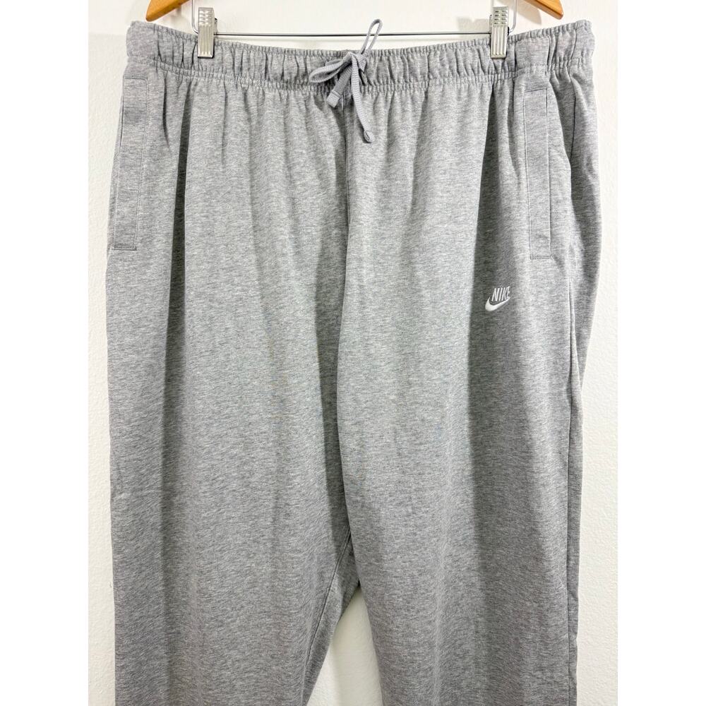 NWT Nike Club Fleece Pants BV2766 Grey 3XL Tall Standard Fit Straight Leg - Picture 6 of 12